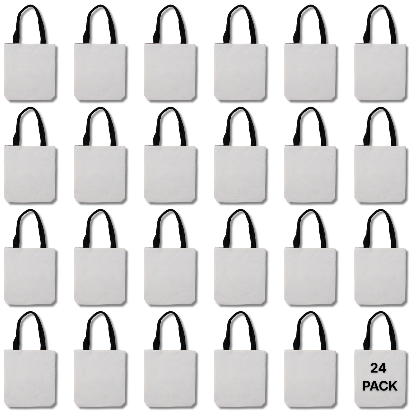 Craft Express Linen Sublimation Tote Bags – 15"x16"