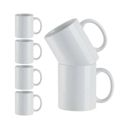 White 11oz glossy ceramic sublimation blank mugs