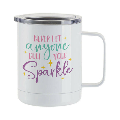 Craft Express 4 Pack 10oz Stainless Steel Coffee Cups – White Sublimation-Ready Insulated Mugs