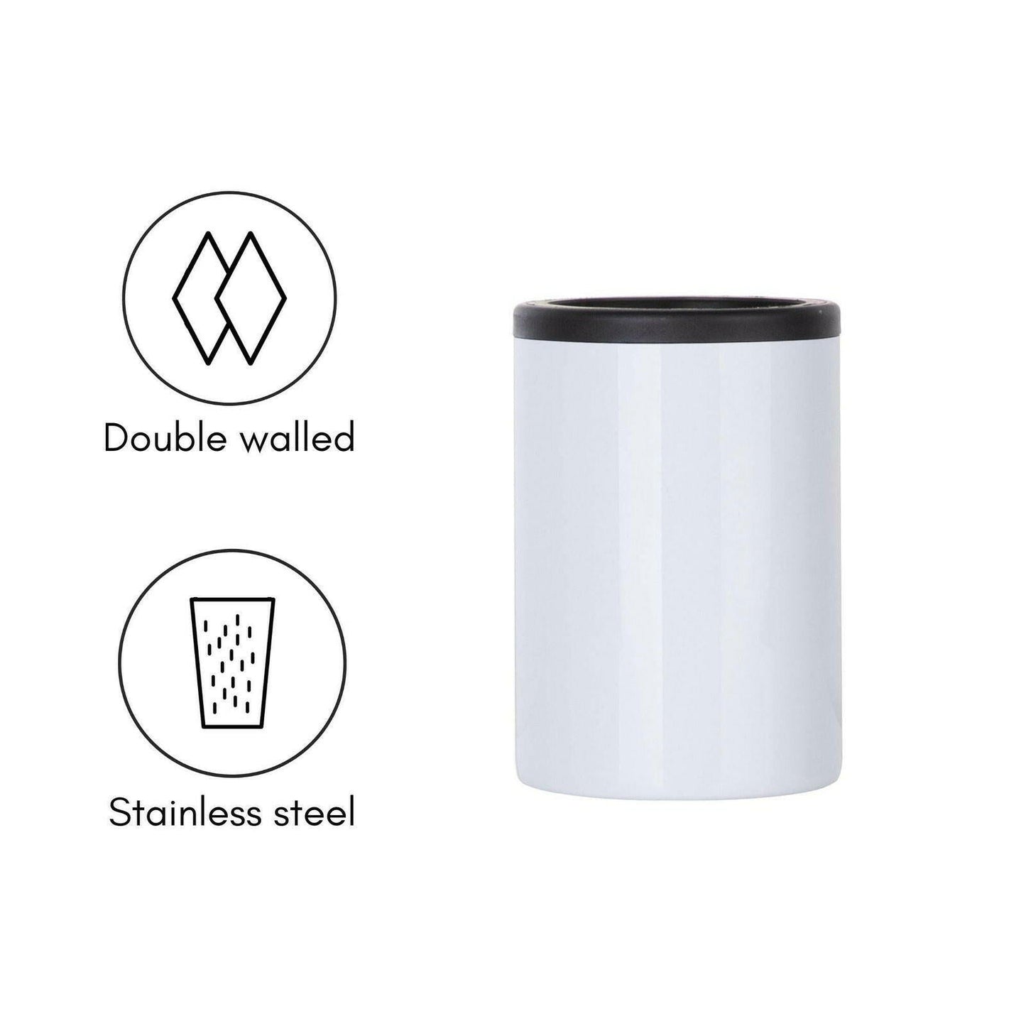 Craft Express 12oz Stainless Steel Classic Can Coolers – Sublimation Ready