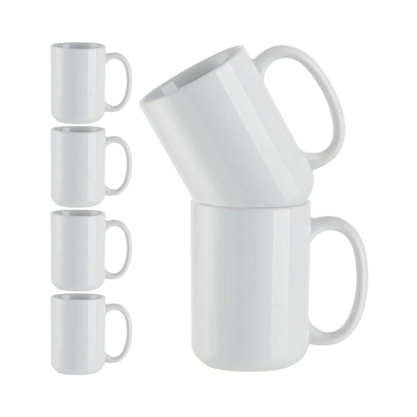 White 15oz ceramic sublimation blank mugs