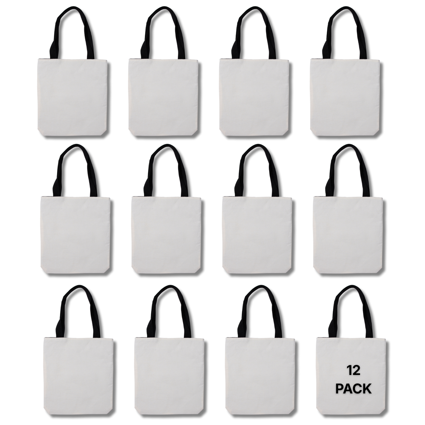Craft Express Linen Sublimation Tote Bags – 15"x16"