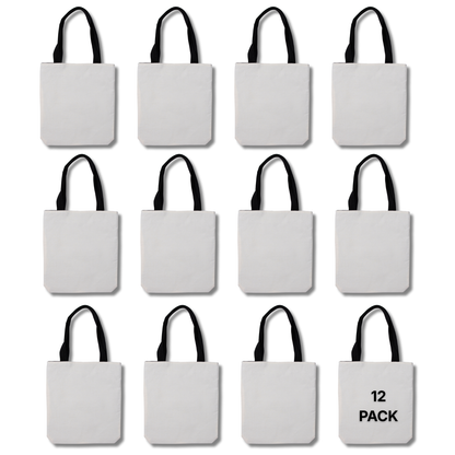 Craft Express Linen Sublimation Tote Bags – 15"x16"