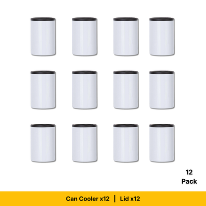 Craft Express 12oz Stainless Steel Classic Can Coolers – Sublimation Ready