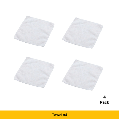 Craft Express White 12" Square Towels, Sublimation Microfiber Blanks
