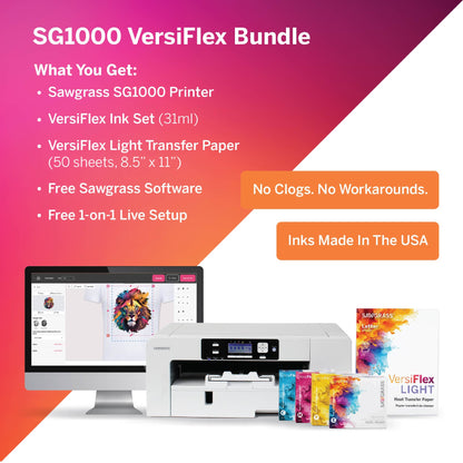 VersiFlex Printer, Ink and Paper Bundle