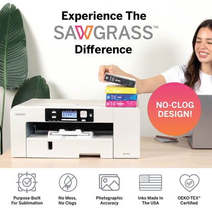 Sublijet Printer, Ink and Paper Bundle