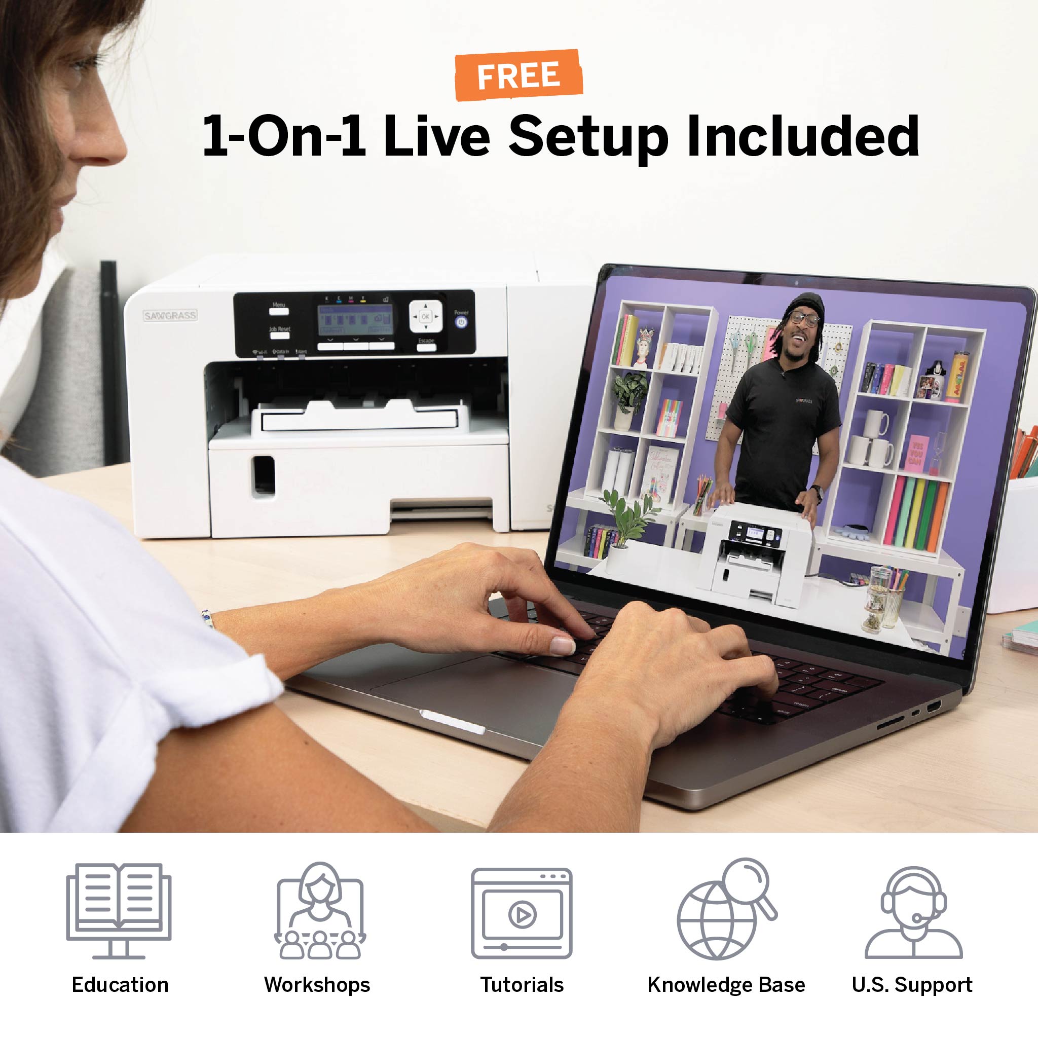 Sawgrass SG500 & SG1000 Sublimation Printer Bundle
