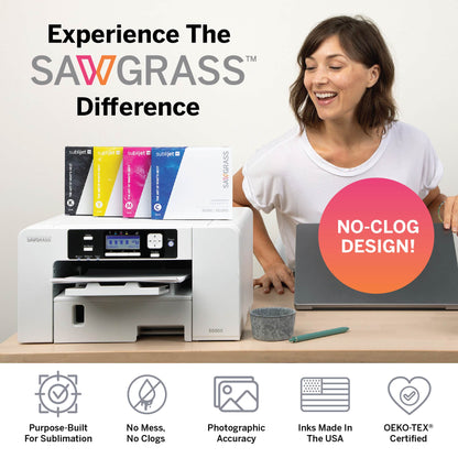 Sublijet Printer, Ink and Paper Bundle