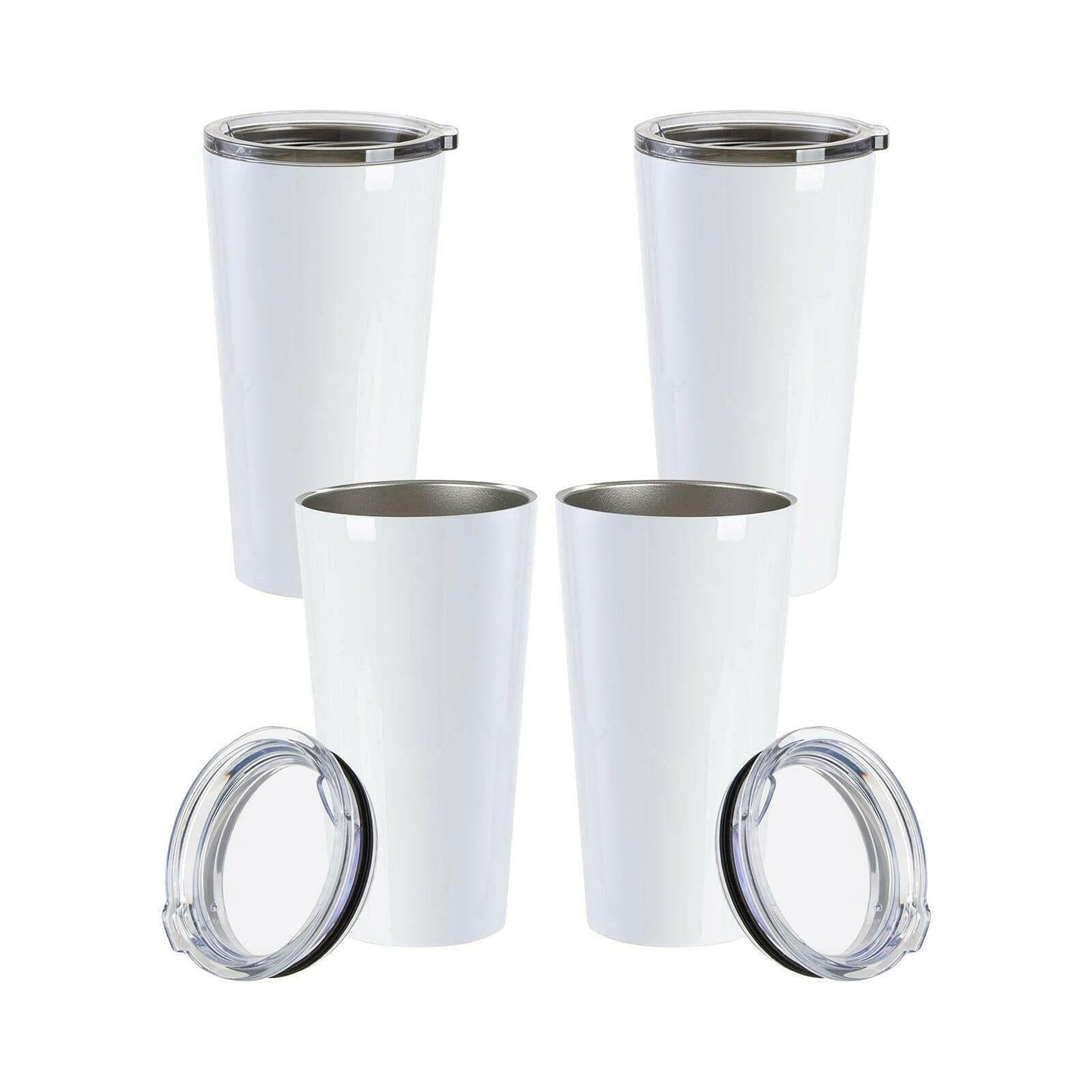 16oz latte sublimation blank tumblers 4 pack