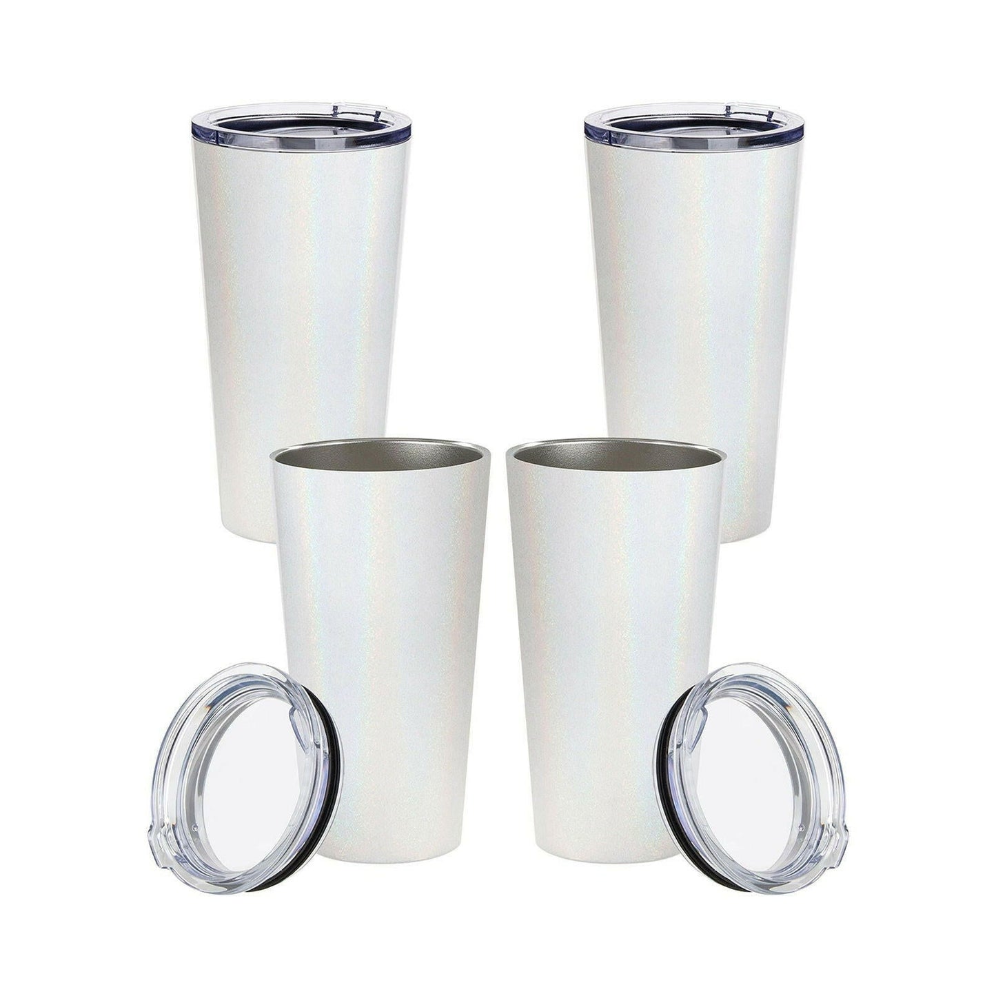 Craft Express 4 Pack 16oz Latte Sublimation Tumblers