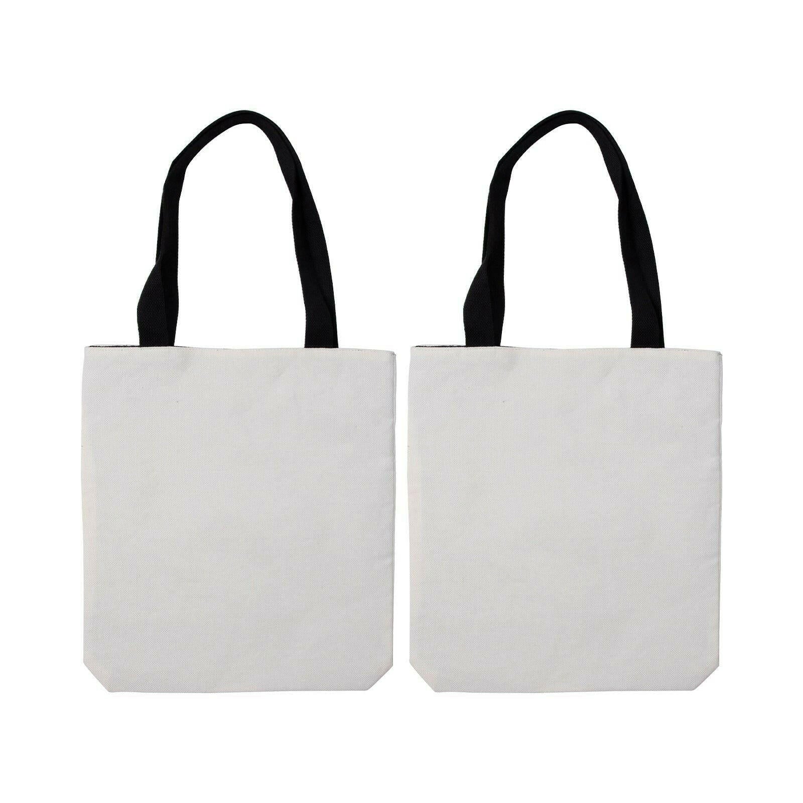 Blank linen sublimation tote bags 15 by 16 inch