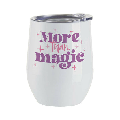 Craft Express 6 Pack Stainless Steel Sublimation Wine Tumblers – 12oz with Lids