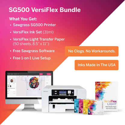 VersiFlex Printer, Ink and Paper Bundle